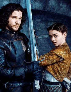 Arya-Stark jon snow