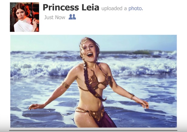 star wars facebook leia