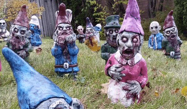 gnomi zombi giardino horror