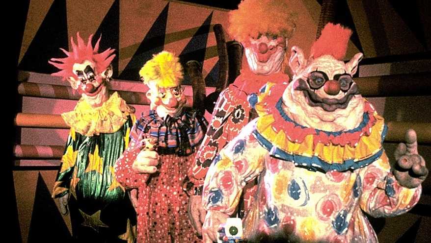 Una infografica presenta tutti i clown apparsi nel cinema horror e in TV