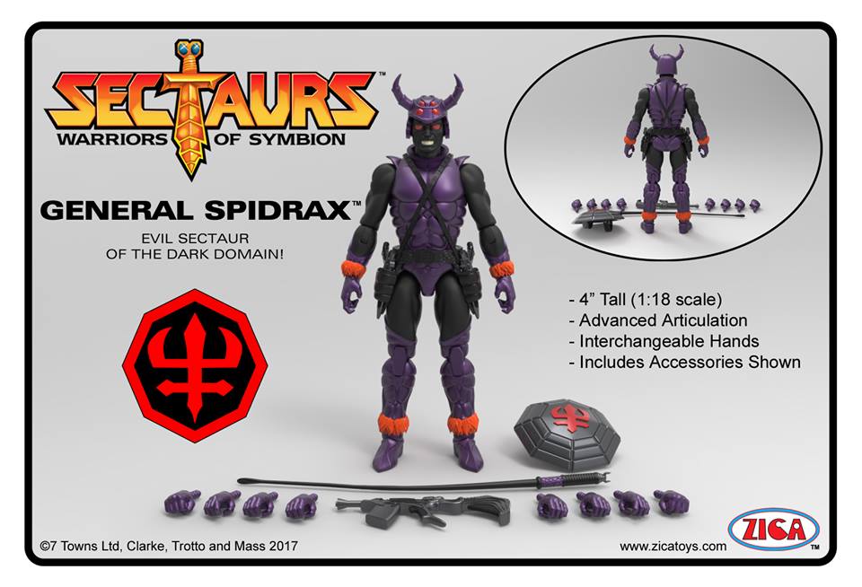 Sectaurs line is General Spidrax