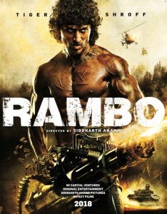 rambo Tiger Shroff india poster