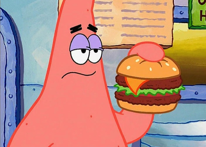 krabby burger spongebob