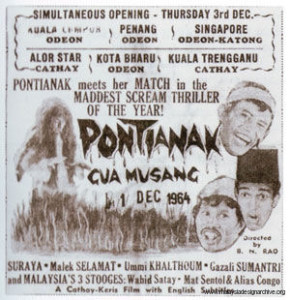 Malesia PONTIANAK GUA MUSANG POSTER