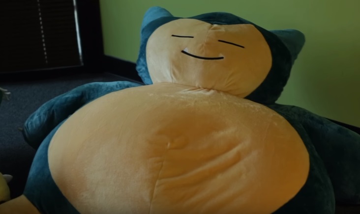 snorlax pokemon letto