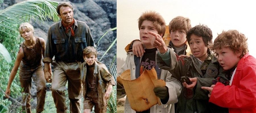 goonies e jurassica park