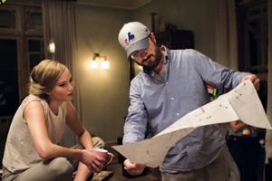aronofsky lawrence madre set