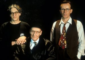 David Cronenberg, Peter Weller, William S. Burroughs pasto nudo set