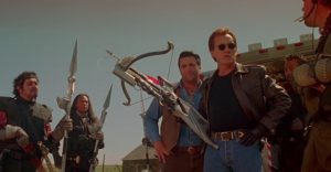 James Woods, Daniel Baldwin, Thomas Rosales Jr., and Cary-Hiroyuki Tagawa in Vampires (1998) carpenter