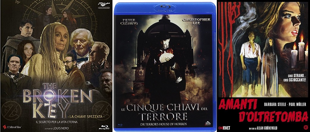 Le cinque chiavi del terrore (BD) – The broken key (BD) – Amanti d’oltretomba (DVD)