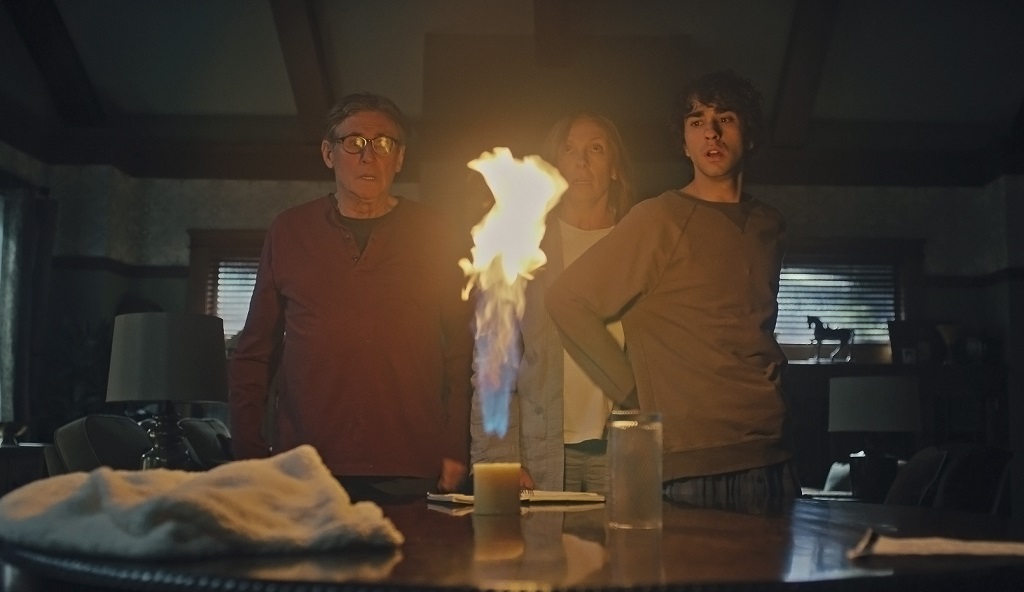 Gabriel Byrne, Toni Collette, and Alex Wolff in Hereditary (2018)