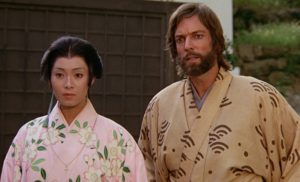 Richard Chamberlain and Yôko Shimada in Shogun (1980) serie tv