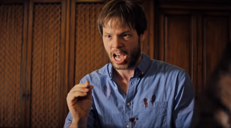 Ike Barinholtz and Tiffany Haddish in The Oath (2018)