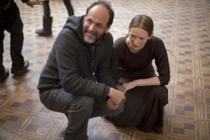 Luca Guadagnino e Tilda Swinton in Suspiria (2018)