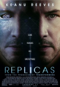 Replicas keanu reeves film poster