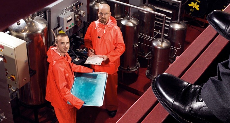 Breaking Bad: il film entra in lavorazione; tutti i dettagli Giancarlo Esposito, Jonathan Banks, Bryan Cranston, and Aaron Paul in Breaking Bad (2008)