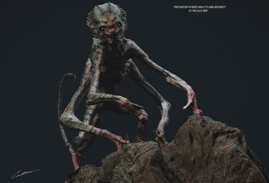 Shane Black The Predator concept scimmie (3) Shane Black The Predator concept scimmie