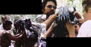 predator 1987 film set test costume