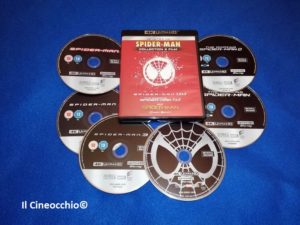 spider-man collection 6 film blu-ray 4k uhd
