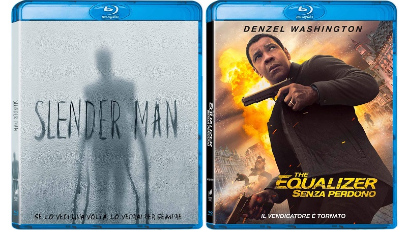 slender man e the equalizer 2 blu-ray