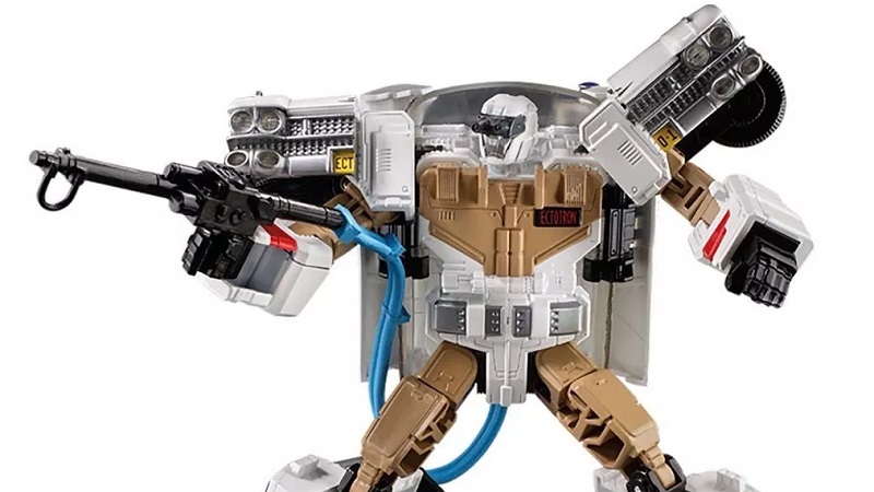 Ghostbusters e Transformers mash-up: action figure di Ectotron e un fumetto (le immagini) Ectotron toy fair ecto1