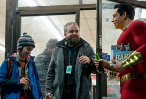 Zachary Levi, David F. Sandberg e Jack Dylan Grazer in Shazam! (2019)