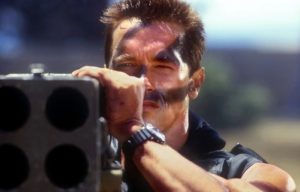 Arnold Schwarzenegger in Commando (1985)