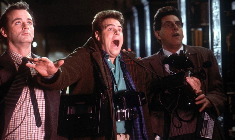 Dan Aykroyd, Bill Murray e Harold Ramis in Ghostbusters (1984)