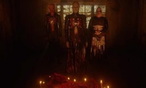 Simon Bamford, Doug Bradley e Nicholas Vince in Hellraiser (1987)