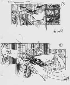 Superman Flyby J.J. Abrams 2002 storyboard