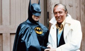 bob kane e michael keaton batman 1989