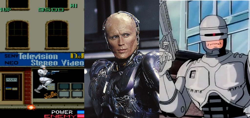 robocop saga film videogames tv