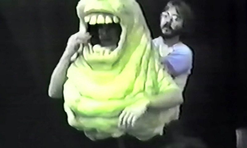 craig caton slimer set ghostbusters