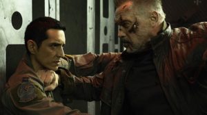 Arnold Schwarzenegger e Gabriel Luna in Terminator Destino Oscuro film