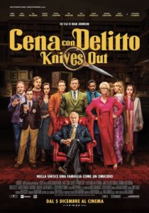 CENA CON DELITTO - KNIVES OUT film poster ita