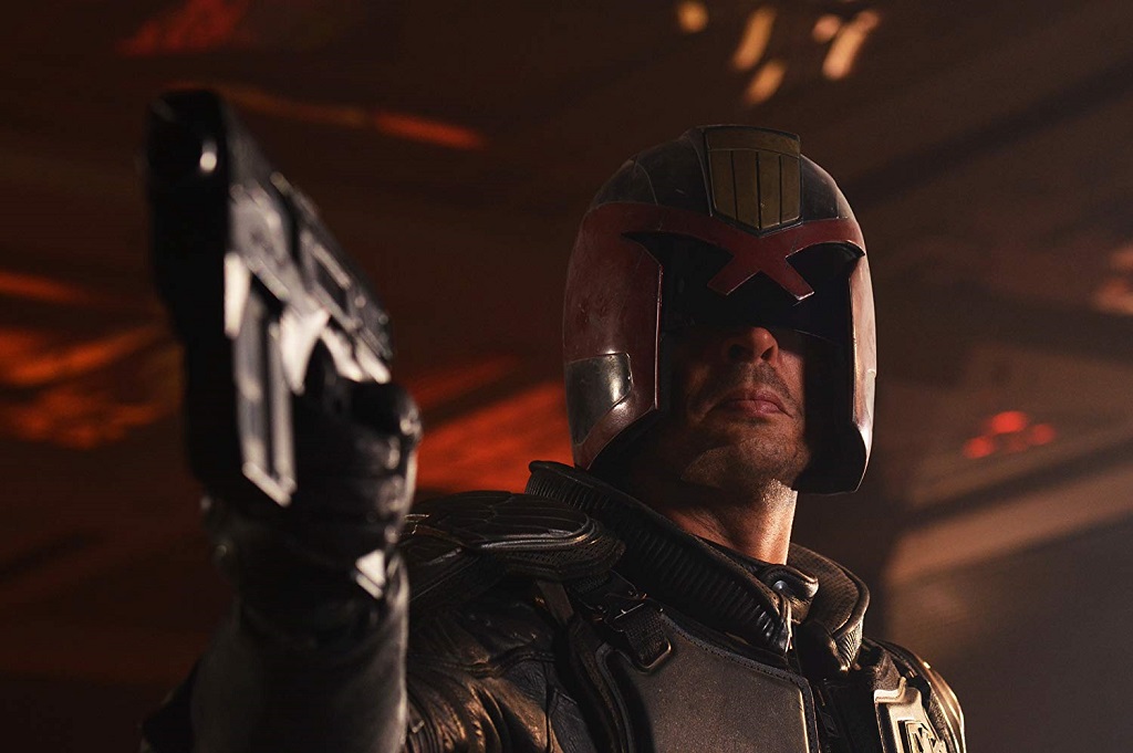 Karl Urban in Dredd (2012) film