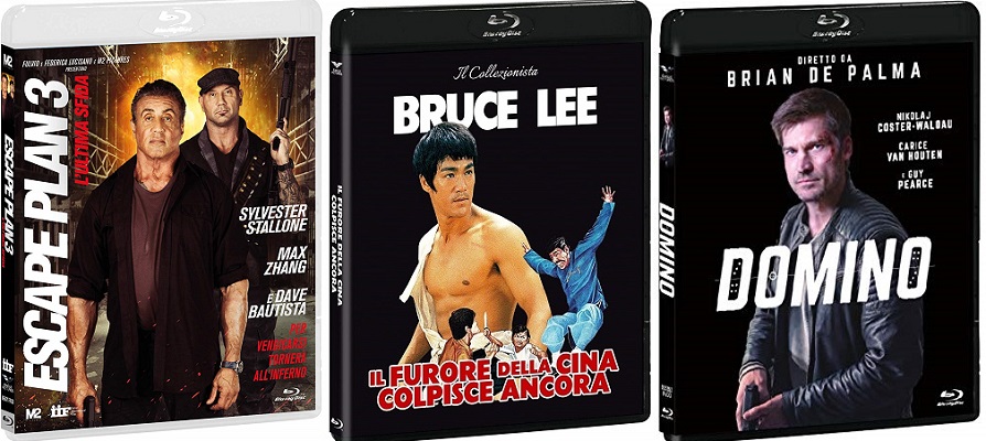 escape plan 3 + domino + il furore della cina bluray escape plan 3 + domino + il furore della cina bluray