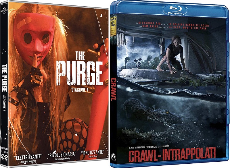 crawl intrappolati + the purge home video ita