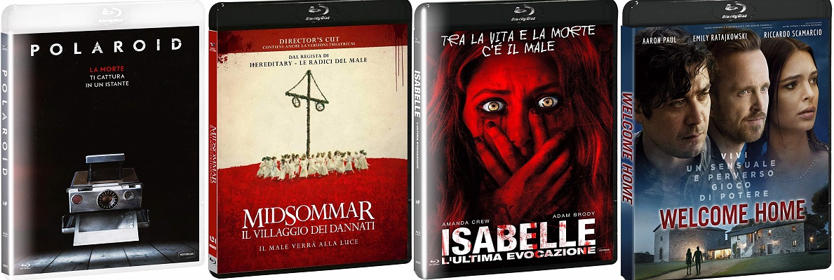 polaroid + midsommar + welcome home + isabelle bluray ita