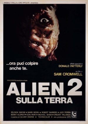 alien 2 sulla terra poster 1980