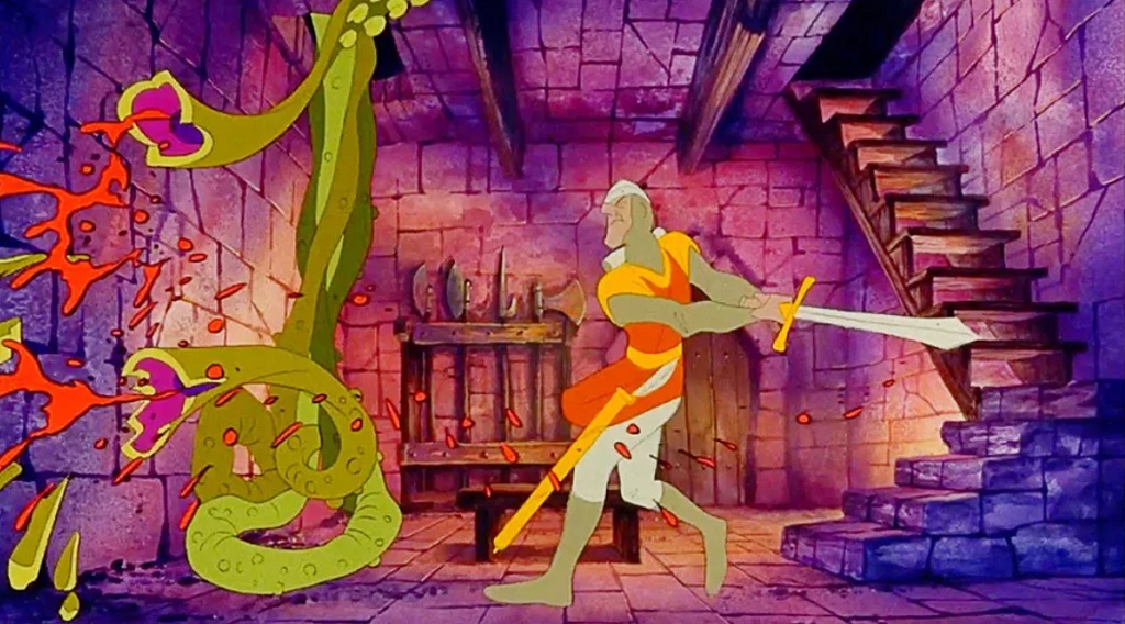 dragon's lair cartone