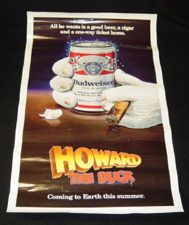 howard e il destino del mondo spot poster budweiser