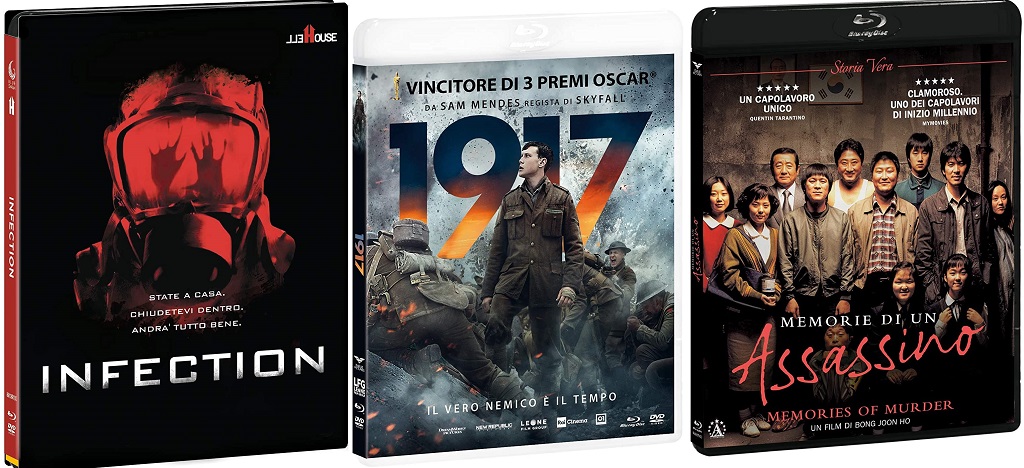 infection + 1917 + memorie di un assassino bluray ita