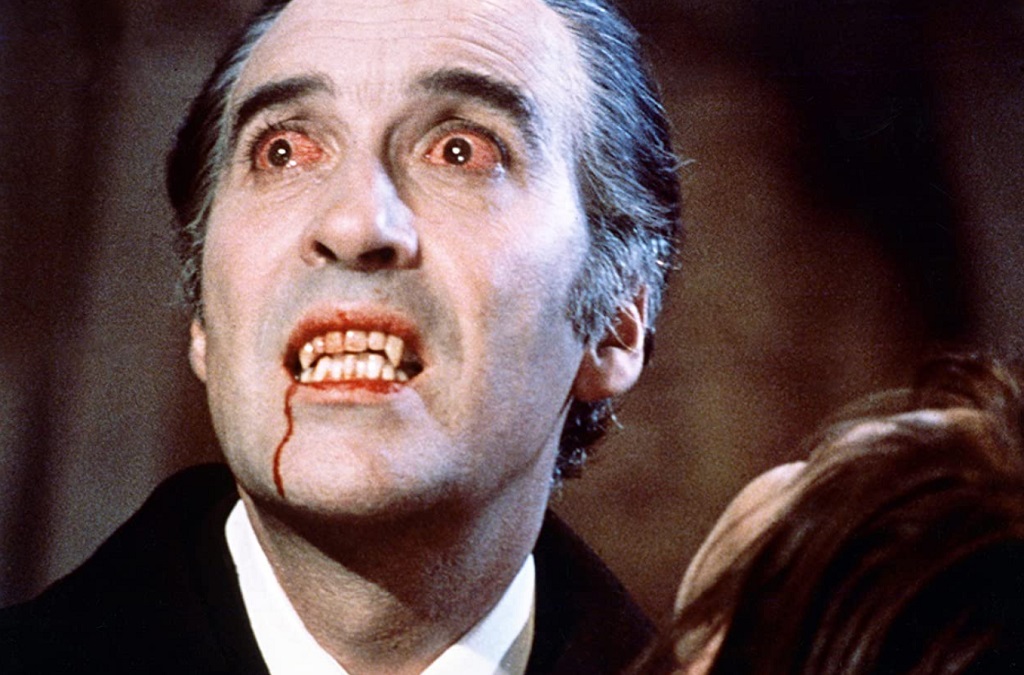 Christopher Lee in dracula 1958