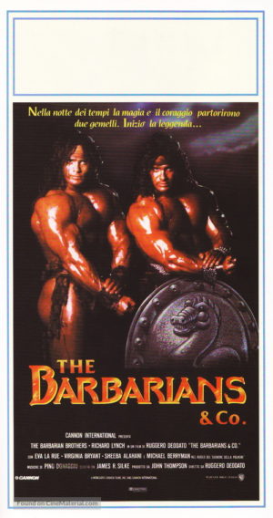 the Barbarians deodato poster