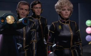 Evi Marandi, Mario Morales e Ivan Rassimov in Terrore nello spazio (1965)