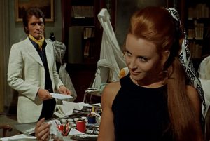 Stephen Forsyth e Dagmar Lassander in Il rosso segno della follia (1970)