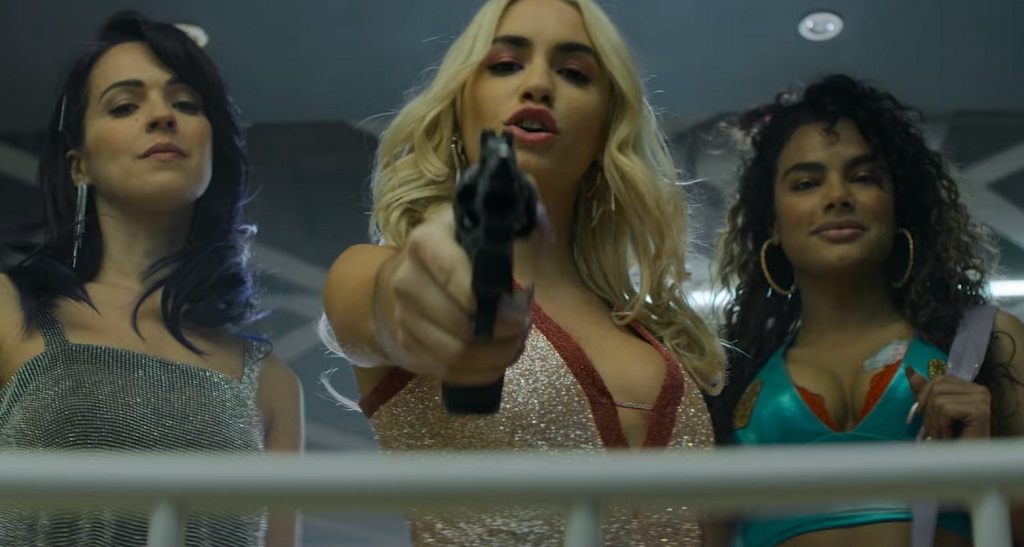 Tempo Felice Insieme Una Posa Di Tre Ragazze Immagine Stock Immagine Di Divertimento Fashionable 97431721