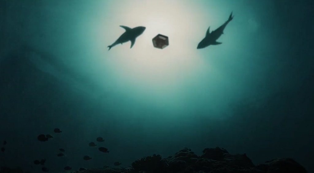 Trailer per Great White: Katrina Bowden è accerchiata da enormi squali in mare aperto great white film 2021