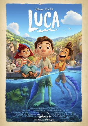 luca film pixar 2021 poster